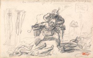 Władca demonów i jego poddani: „Nieszczęśliwe skutki wojny dla Johna Bulla...” autorstwa George Romney