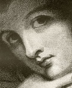 Fragment przedstawiający Emmę, Lady Hamilton, rytowany przez Johna Jonesa, z „The Print-Collector