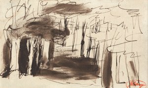 Eartham Wood autorstwa George Romney