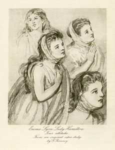 Emma Lady Hamilton autorstwa George Romney