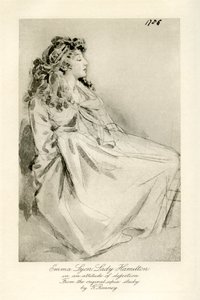 Emma Lady Hamilton autorstwa George Romney