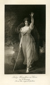 Emma Lady Hamilton autorstwa George Romney