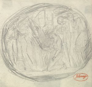 Egzekucja Marii Stuart autorstwa George Romney
