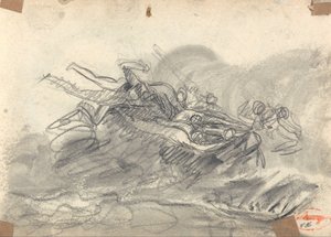 Przyjaciele dla kuszenia Chrystusa autorstwa George Romney