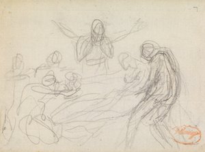Rysunek Badanie składu 11 autorstwa George Romney
