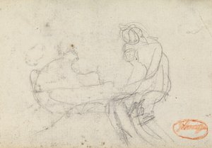 Rysunek Badanie składu 13 autorstwa George Romney