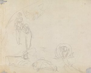 Rysunek Badanie składu 16 autorstwa George Romney