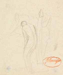 Studium kompozycji figur 1 autorstwa George Romney