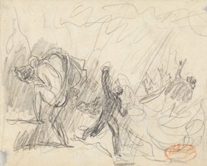 Studium kompozycji figuralnej nr 20 autorstwa George Romney