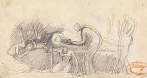 Studium kompozycji figur 23 autorstwa George Romney