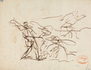 Studium kompozycji figur 25 autorstwa George Romney