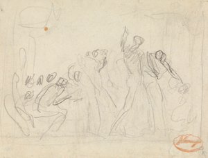 Studium kompozycji figur 33 autorstwa George Romney
