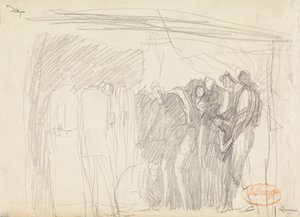 Studium kompozycji figur 46 autorstwa George Romney