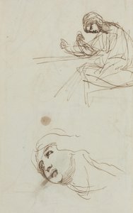 Studia figuratywne [strona odwrotna] autorstwa George Romney