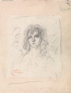 Głowa kobiety autorstwa George Romney