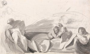Howard odwiedza więzienie autorstwa George Romney
