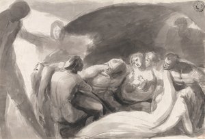 Howard odwiedza więzienie autorstwa George Romney