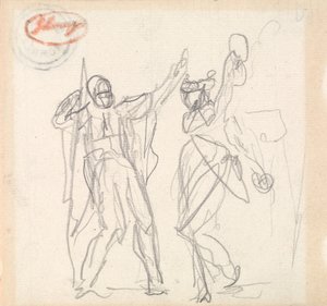 Jefta i jego córka autorstwa George Romney