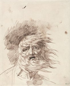 Król Lear w burzy autorstwa George Romney
