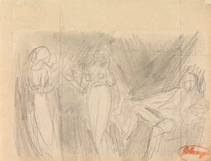 Panie w oczekiwaniu autorstwa George Romney