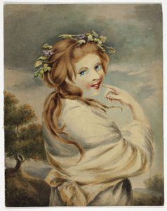 Lady Hamilton jako natura autorstwa George Romney