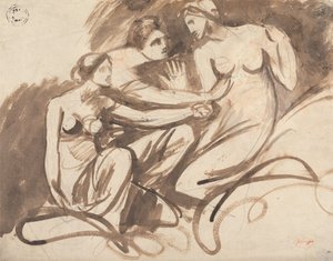 Makbet: Trzy czarownice autorstwa George Romney