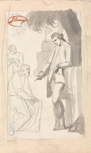 Major Thomas Pearson i bramin autorstwa George Romney