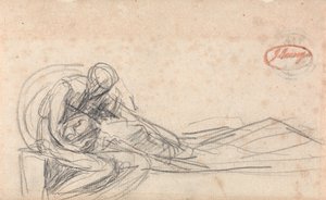 Człowiek narzekający autorstwa George Romney