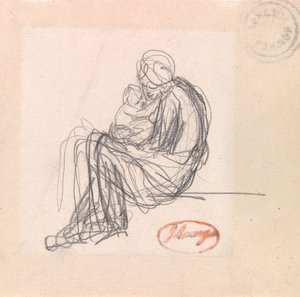 Matka i dziecko autorstwa George Romney