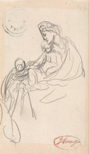 Matka i dzieci autorstwa George Romney