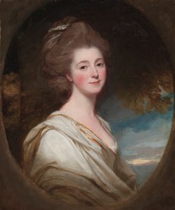 Portret Jane Hoskyns, ok. 1800 1778-1780 (olej na płótnie) autorstwa George Romney