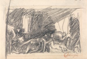 Scena więzienna autorstwa George Romney
