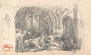 Scena więzienna autorstwa George Romney