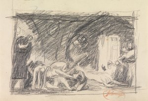 Scena więzienna autorstwa George Romney
