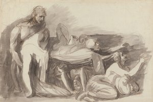 Scena w więzieniu autorstwa George Romney