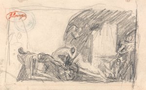 Scena w więzieniu autorstwa George Romney