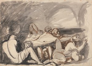 Scena w więzieniu autorstwa George Romney