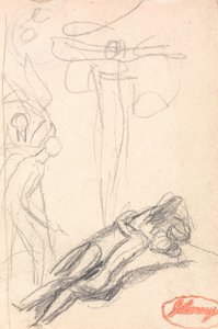 Szatan zaskoczony uchem Ewy autorstwa George Romney