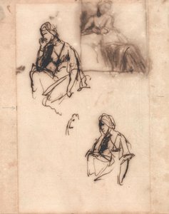 Kobieta siedząca autorstwa George Romney