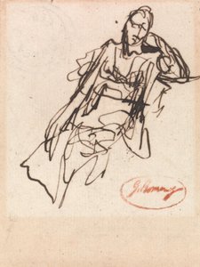 Siedząca kobieta, prawdopodobnie pani Hayley autorstwa George Romney