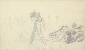 Polimento de Desenho de Caderno de Rascunhos autorstwa George Romney