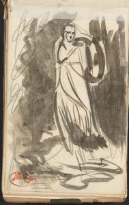 Stojąca postać kobieca autorstwa George Romney
