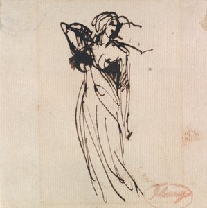 Stojąca postać kobieca autorstwa George Romney