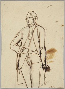Rzeźba przedstawiająca stojącego mężczyznę autorstwa George Romney