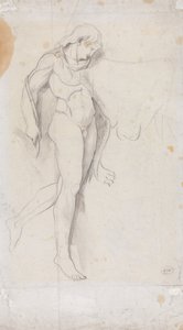 Stojący akt męski autorstwa George Romney