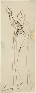 Studium do obrazu „Mater Dolorosa” autorstwa George Romney