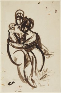 Studium do portretu sióstr Milner autorstwa George Romney