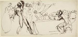 Analiza postaci ducha Banko ze sceny bankietowej w „Makbecie” autorstwa George Romney