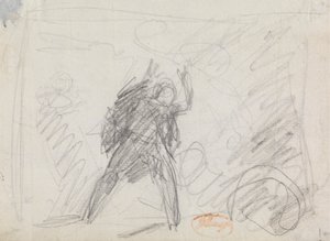 Studium stojącej postaci autorstwa George Romney