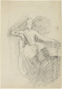 Studium siedzącej kobiety autorstwa George Romney